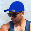 Vivid Blue - Back - Result Unisex Core Kansas Flex Baseball Cap