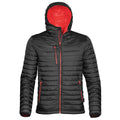 Black-True Red - Front - Stormtech Mens Gravity Hooded Thermal Winter Jacket (Durable Water Resistant)