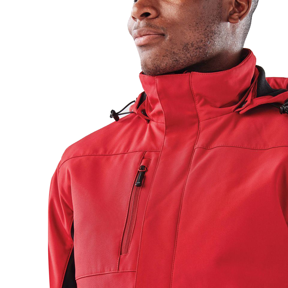 Stadium Red-Black - Pack Shot - Stormtech Mens Atmosphere 3-in-1 Performance System Jacket (Waterproof & Breathable)