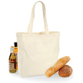 Natural - Back - Westford Mill Maxi Tote-Shopper Bag For Life