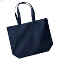 French Navy - Front - Westford Mill Maxi Tote-Shopper Bag For Life