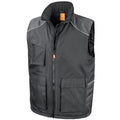 Black - Front - Result Unisex Work-Guard Vostex Bodywarmer - Gilet - Workwear