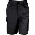 Black - Front - Result Unisex Work-Guard Action Shorts - Workwear
