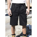 Black - Back - Result Unisex Work-Guard Action Shorts - Workwear