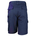 Navy Blue - Back - Result Unisex Work-Guard Action Shorts - Workwear