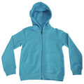 Hawaii Blue - Front - Active By Stedman Childrens Sweat Jacket
