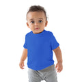 Organic Cobalt Blue - Back - Babybugz Baby Short Sleeve T-Shirt
