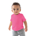 Organic Fuchsia - Back - Babybugz Baby Short Sleeve T-Shirt
