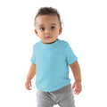 Dusty Blue - Back - Babybugz Baby Short Sleeve T-Shirt