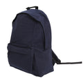 French Navy - Front - Bagbase Maxi Fashion Backpack - Rucksack - Bag (22 Litres)
