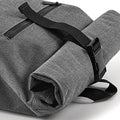 Grey Marl-Black - Lifestyle - Bagbase Roll-Top Backpack - Rucksack - Bag (12 Litres)