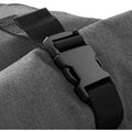 Grey Marl-Black - Pack Shot - Bagbase Roll-Top Backpack - Rucksack - Bag (12 Litres)