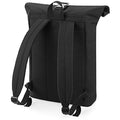 Black - Back - Bagbase Roll-Top Backpack - Rucksack - Bag (12 Litres)