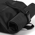 Black - Pack Shot - Bagbase Roll-Top Backpack - Rucksack - Bag (12 Litres)