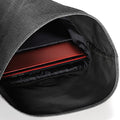 Grey Marl-Black - Side - Bagbase Roll-Top Backpack - Rucksack - Bag (12 Litres)