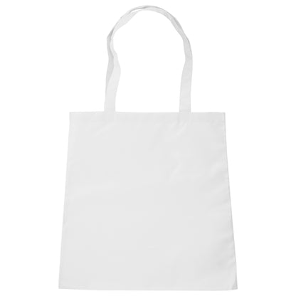 White - Front - Bagbase Sublimation Shopper Bag (10 Litres)