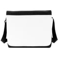Black - Side - Bagbase Sublimation Messenger Bag (9 Litres)