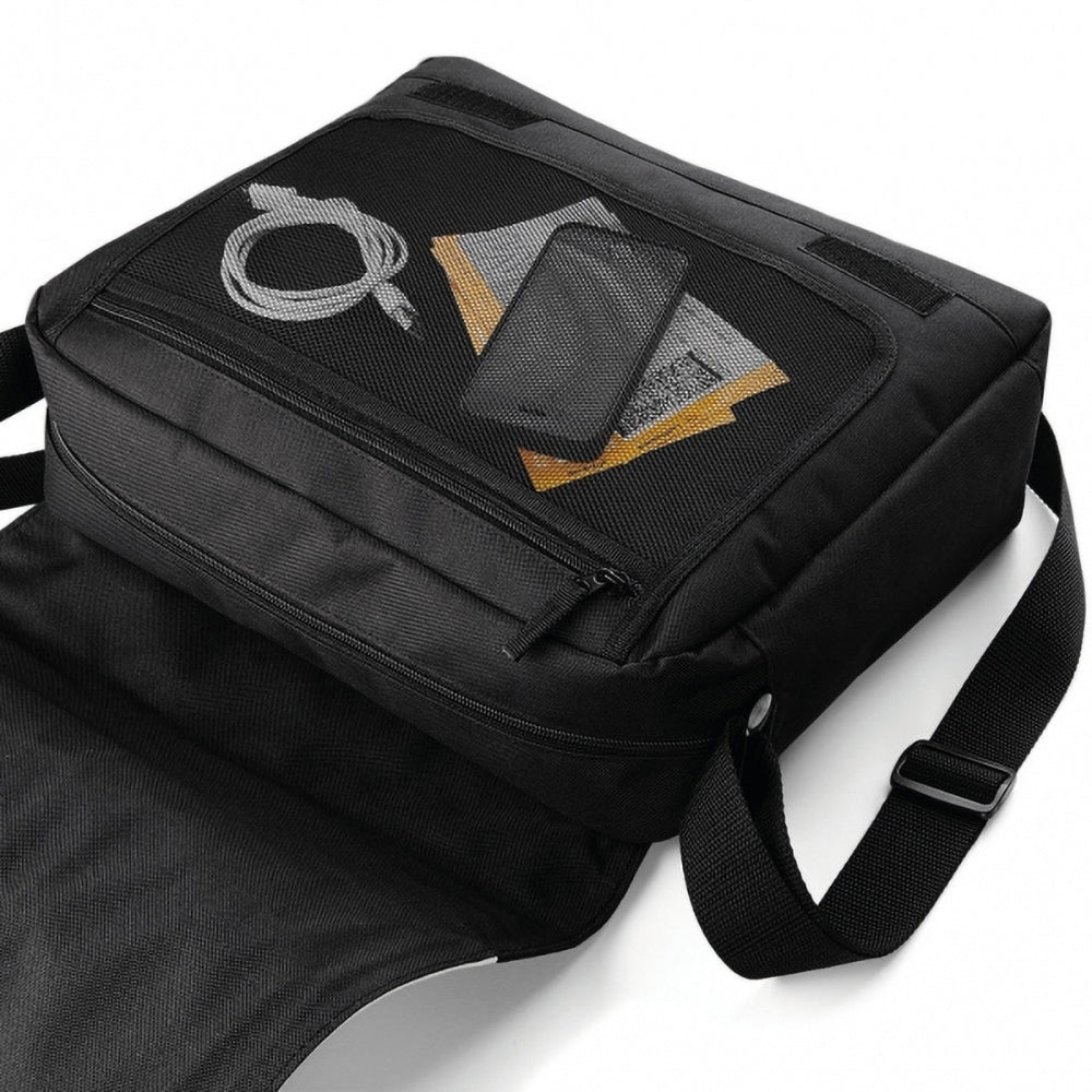 Black - Lifestyle - Bagbase Sublimation Messenger Bag (9 Litres)