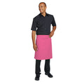 Hot Pink - Back - Dennys Multicoloured Catering Waist Apron 28x36ins