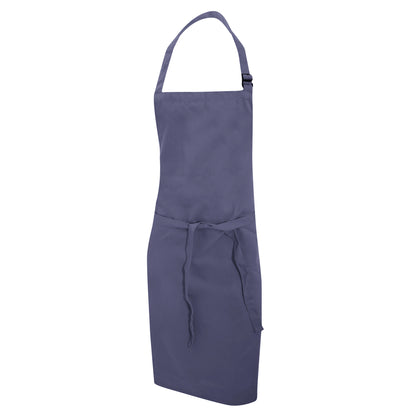 Storm Grey - Front - Dennys Multicoloured Bib Apron 28x36ins