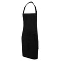 Black - Front - Dennys Multicoloured Bib Apron 28x36ins