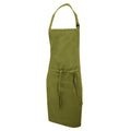 Olive - Front - Dennys Multicoloured Bib Apron 28x36ins