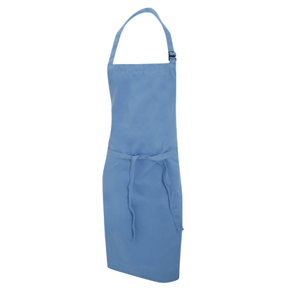 Mid Blue - Front - Dennys Multicoloured Bib Apron 28x36ins
