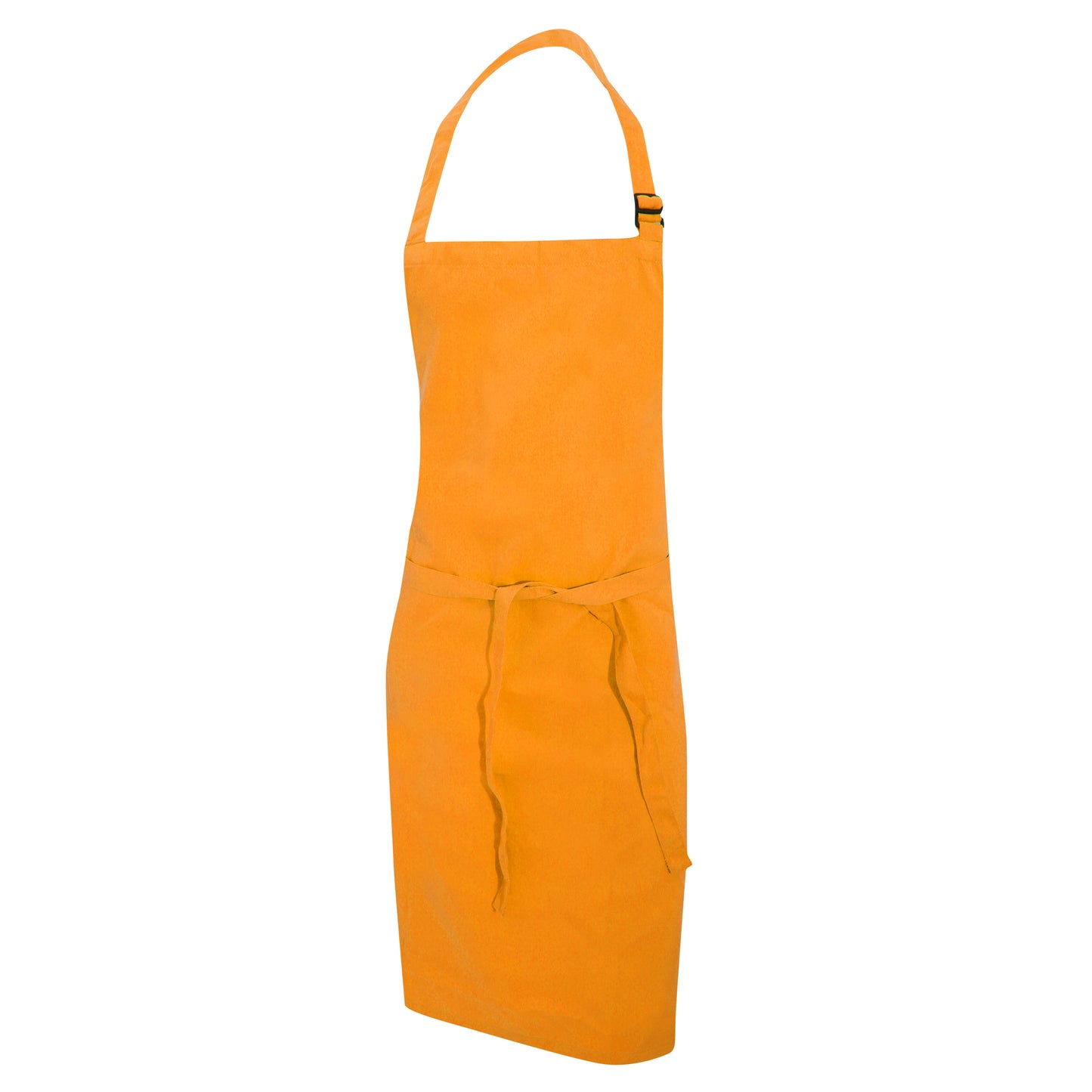 Orange - Front - Dennys Multicoloured Bib Apron 28x36ins