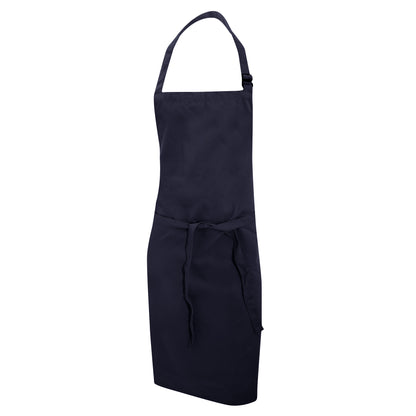 Navy Blue - Front - Dennys Multicoloured Bib Apron 28x36ins