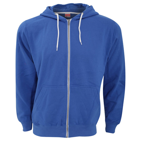 Royal - Front - FDM Unisex Team Zip Hoodie