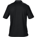 Black - Back - Gildan Mens Performance Sport Double Pique Polo Shirt