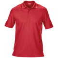 Red - Front - Gildan Mens Performance Sport Double Pique Polo Shirt