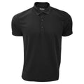 Black - Side - Gildan Mens Performance Sport Double Pique Polo Shirt