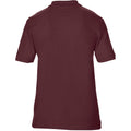 Maroon - Side - Gildan Mens DryBlend Adult Sport Double Pique Polo Shirt