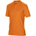 Safety Orange - Close up - Gildan Mens DryBlend Adult Sport Double Pique Polo Shirt