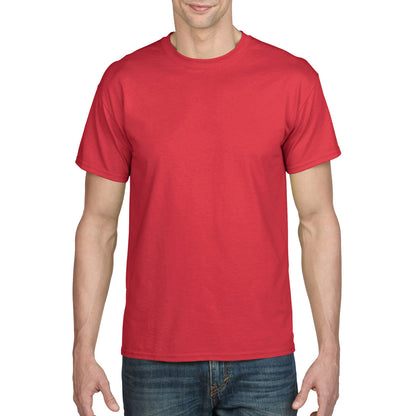 Red - Back - Gildan DryBlend Adult Unisex Short Sleeve T-Shirt