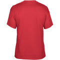 Red - Side - Gildan DryBlend Adult Unisex Short Sleeve T-Shirt