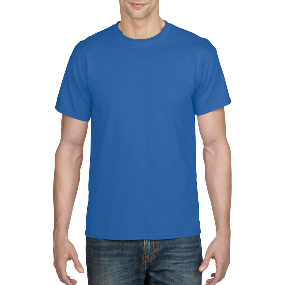 Royal - Back - Gildan DryBlend Adult Unisex Short Sleeve T-Shirt