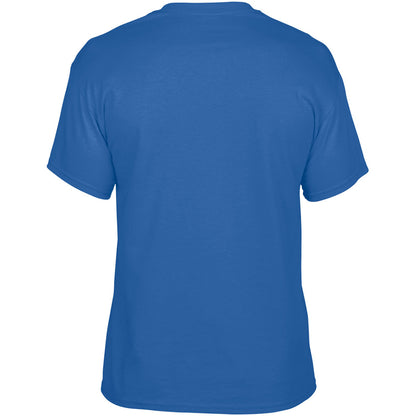 Royal Blue - Side - Gildan DryBlend Adult Unisex Short Sleeve T-Shirt