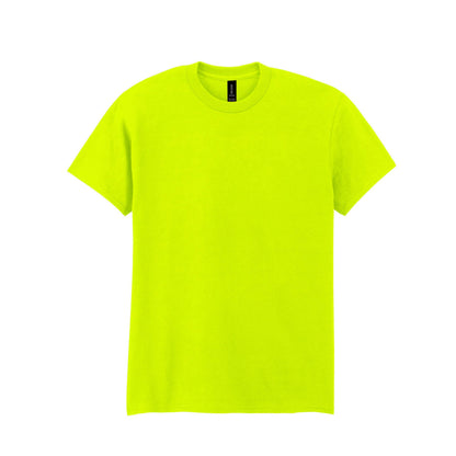 Safety Green - Back - Gildan DryBlend Adult Unisex Short Sleeve T-Shirt