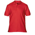 Red - Front - Gildan Mens Premium Cotton Sport Double Pique Polo Shirt