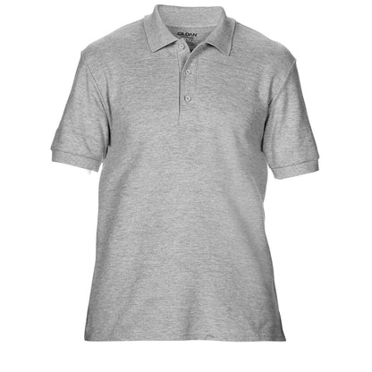 Sport Grey - Front - Gildan Mens Premium Cotton Sport Double Pique Polo Shirt