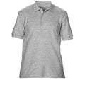 Sport Grey - Front - Gildan Mens Premium Cotton Sport Double Pique Polo Shirt