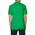 Irish Green - Back - Gildan Mens Premium Cotton Sport Double Pique Polo Shirt