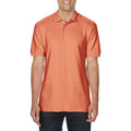 Terracota - Back - Gildan Mens Premium Cotton Sport Double Pique Polo Shirt