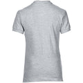 Sport Grey (RS) - Side - Gildan Womens-Ladies Premium Cotton Sport Double Pique Polo Shirt