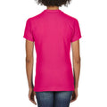 Heliconia - Back - Gildan Womens-Ladies Premium Cotton Sport Double Pique Polo Shirt