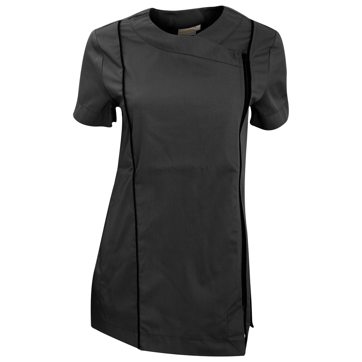 Black - Front - Karlowsky Womens-Ladies Harmonica Wellbeing Work Tunic