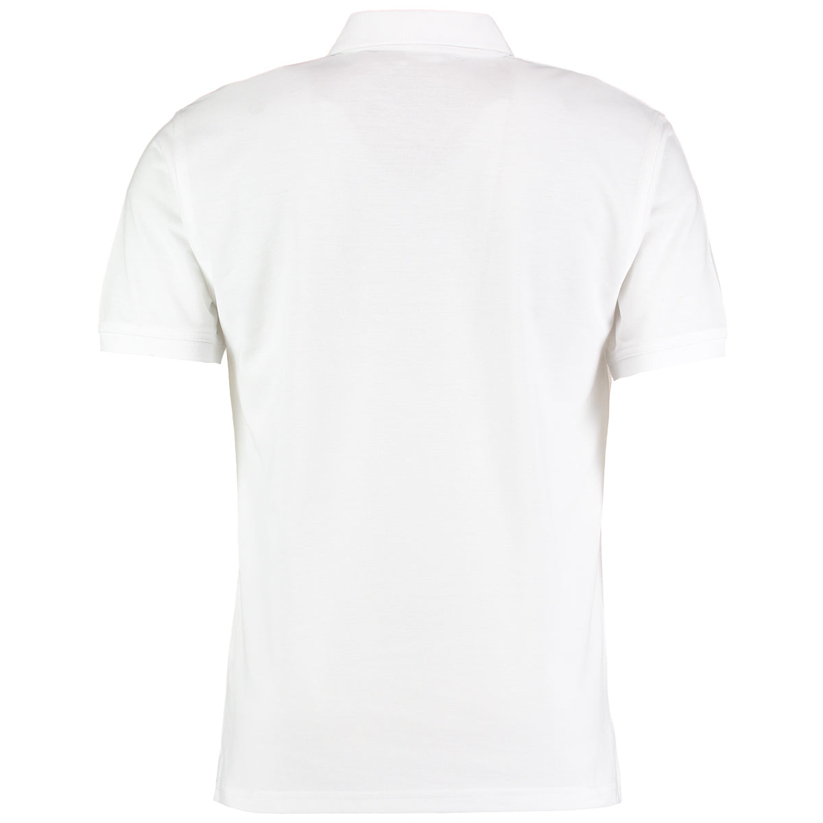 White - Back - Kustom Kit Mens Short Sleeve Polo Shirt