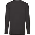 Dark Heather - Back - Fruit Of The Loom Childrens-Kids Long Sleeve T-Shirt